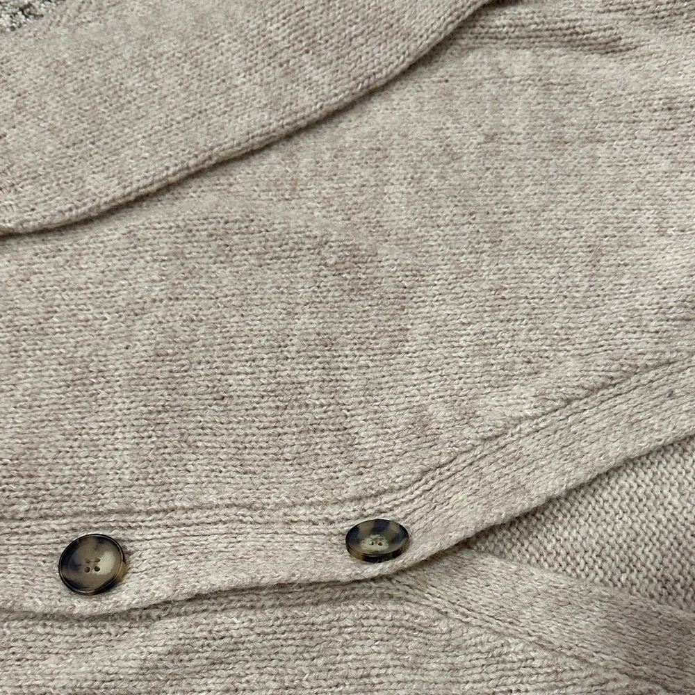 GAP Women's Light Brown Cardigan Sweater - Picture 3 of 9